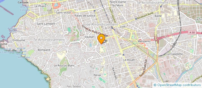 localisation de l'entreprise COMPAGNIE BALLETS LAURENCE CORMIER  MARSEILLE