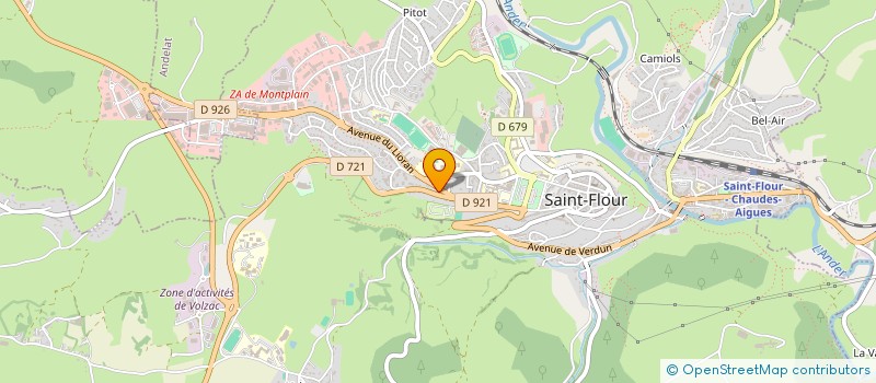 localisation de l'entreprise COMPAGNIE BARABANDE DE DISTRIBUTION à SAINT-FLOUR