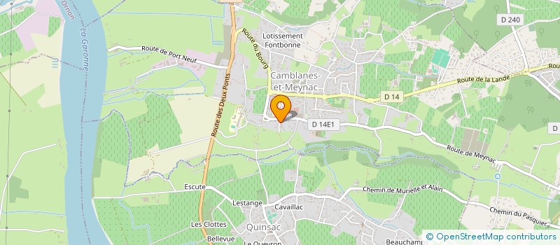 localisation de l'entreprise COMPAGNIE BARBER SHOP QUARTET  CAMBLANES-ET-MEYNAC