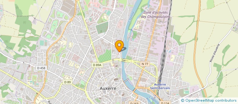 localisation de l'entreprise COMPAGNIE BARBES 35 à AUXERRE