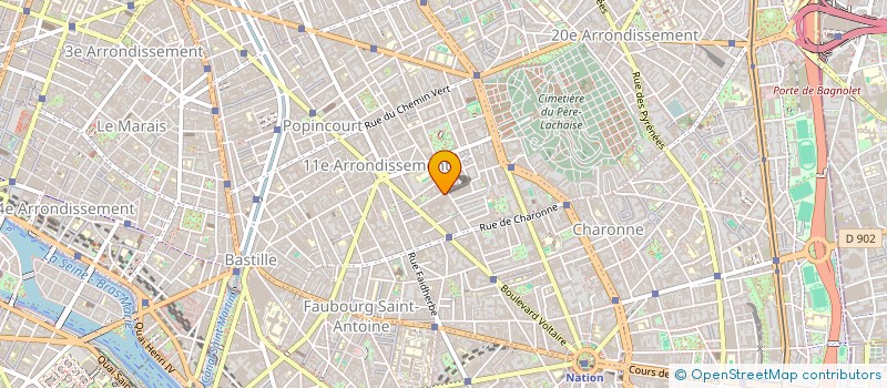 localisation de l'entreprise COMPAGNIE BELFORT  PARIS