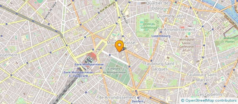 localisation de l'entreprise COMPAGNIE BELVEDERE  PARIS