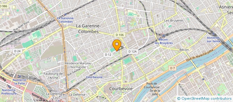 localisation de l'entreprise COMPAGNIE BENOIT MARBOT à COURBEVOIE