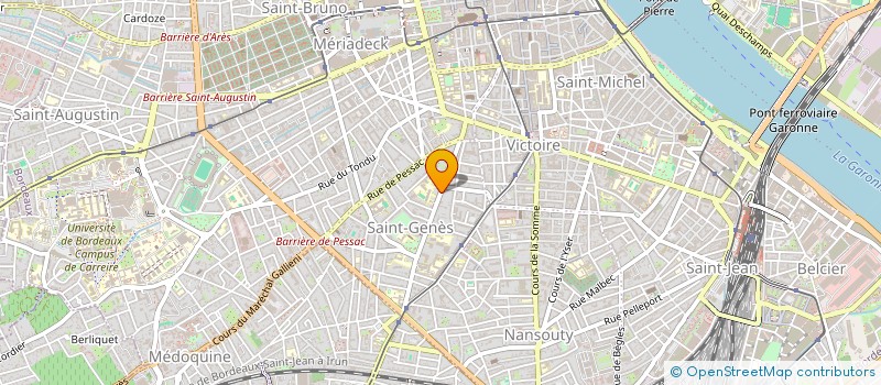 localisation de l'entreprise COMPAGNIE BETTY BLUES THEATRE ET MUSIQUE  BORDEAUX