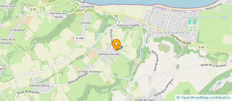 localisation de l'entreprise COMPAGNIE BEUCHET  LA HAGUE