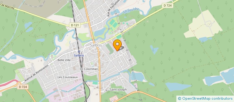localisation de l'entreprise COMPAGNIE BICHERIEUX  SALBRIS