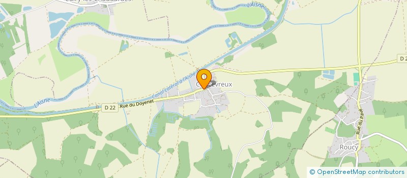 localisation de l'entreprise COMPAGNIE BLEU CHARDON  CONCEVREUX