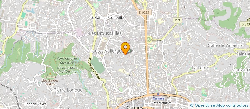 localisation de l'entreprise COMPAGNIE BOIS CREATION à CANNES