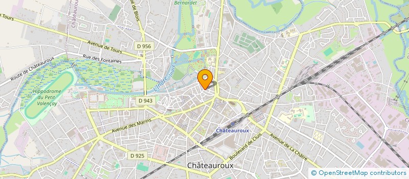 localisation de l'entreprise COMPAGNIE BOL D'AIR à CHATEAUROUX