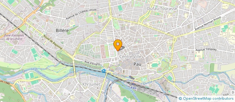 localisation de l'entreprise COMPAGNIE BORDELAISE D'IMPORTATION à PAU