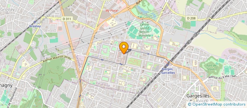 localisation de l'entreprise COMPAGNIE BOUDALIA COMMERCE  SARCELLES