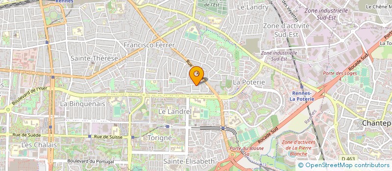 localisation de l'entreprise COMPAGNIE BOUGRES D'ANES  RENNES