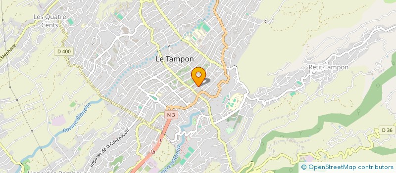 localisation de l'entreprise COMPAGNIE BOURBONNAISE D'ELECTRICITE à LE TAMPON