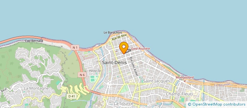 localisation de l'entreprise COMPAGNIE BOURBONNAISE DE BOULANGERIE à SAINT-DENIS