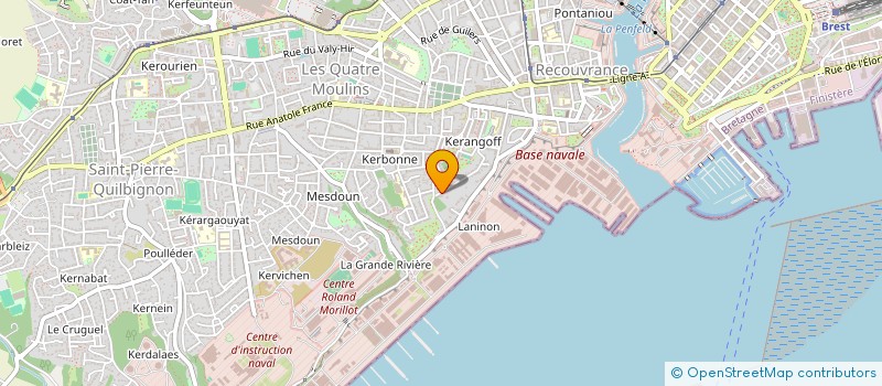 localisation de l'entreprise COMPAGNIE BRAME à BREST