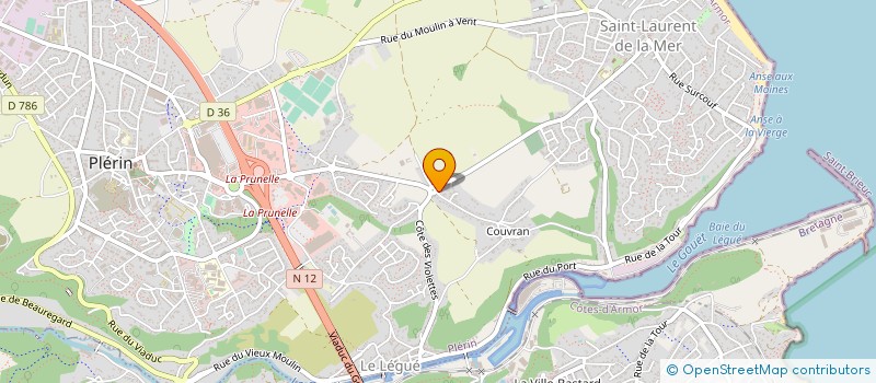 localisation de l'entreprise COMPAGNIE BRIOCHINE DE CONSTRUCTION à PLERIN