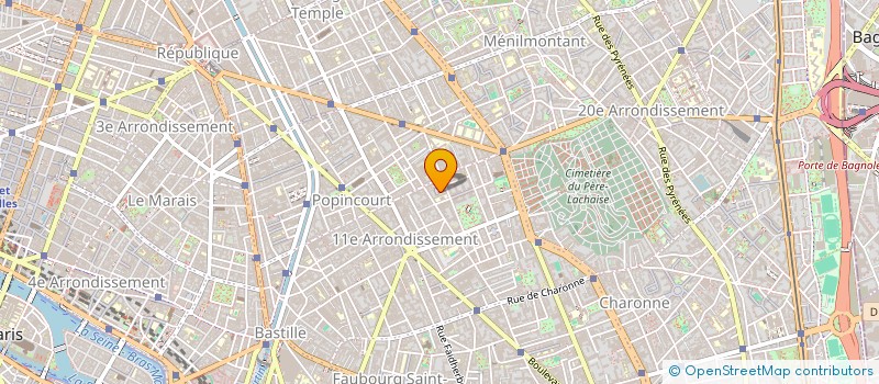 localisation de l'entreprise COMPAGNIE BRISEIS  PARIS