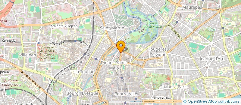 localisation de l'entreprise COMPAGNIE BULLES DE REVES  RENNES