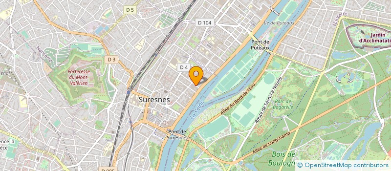 localisation de l'entreprise COMPAGNIE BUREAUTIQUE HARDWARE à SURESNES