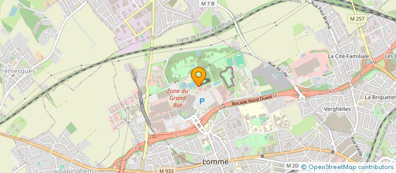 localisation de l'entreprise COMPAGNIE C'EST CA  LILLE