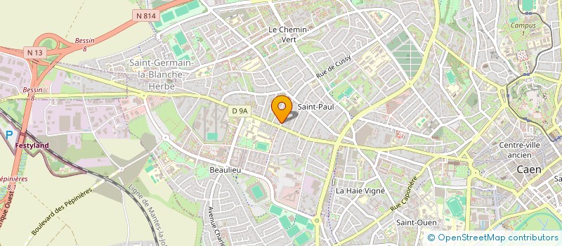 localisation de l'entreprise COMPAGNIE C'EST LA PAUSE à CAEN