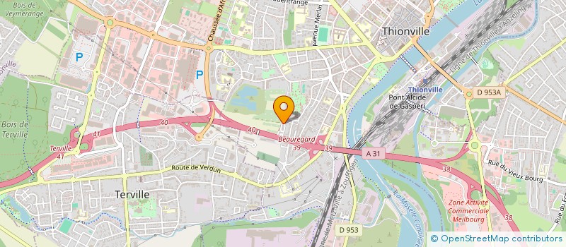 localisation de l'entreprise COMPAGNIE C'EST PAS POUR DE VRAI  THIONVILLE