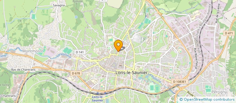 localisation de l'entreprise COMPAGNIE CA RACONTE QUOI à LONS-LE-SAUNIER