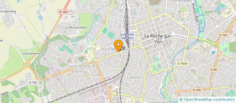 localisation de l'entreprise COMPAGNIE CADENCE à LA ROCHE-SUR-YON