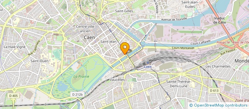 localisation de l'entreprise COMPAGNIE CAENNAISE DE CONSTRUCTION à CAEN