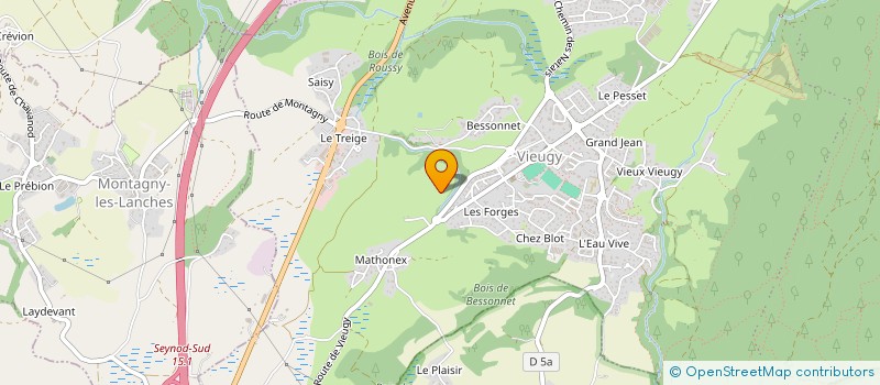 localisation de l'entreprise COMPAGNIE CAFE-THEATRE  ANNECY