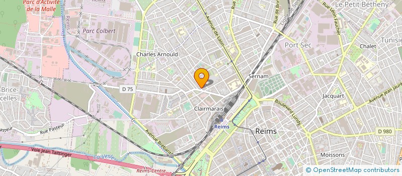 localisation de l'entreprise COMPAGNIE CAGE DE SCENE  REIMS