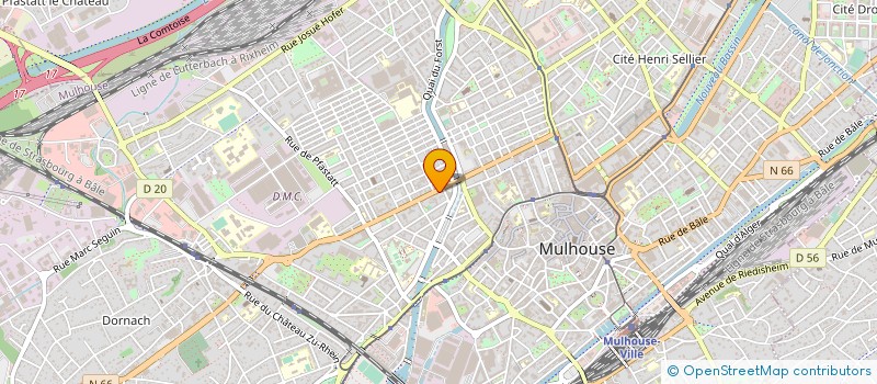 localisation de l'entreprise COMPAGNIE CALLICARPA  MULHOUSE