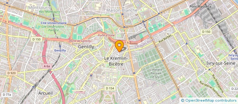 localisation de l'entreprise COMPAGNIE CAMARIM  LE KREMLIN-BICETRE