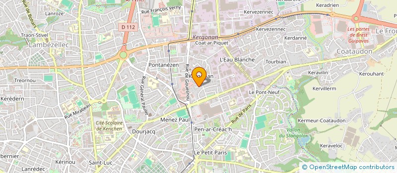 localisation de l'entreprise COMPAGNIE CAMENES à BREST