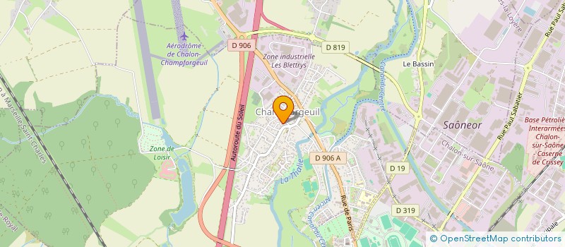 localisation de l'entreprise COMPAGNIE CAMPO AU FIL DE L'EAU  CHAMPFORGEUIL