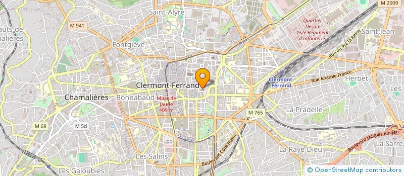 localisation de l'entreprise COMPAGNIE CARNETS DE VOYAGES à CLERMONT-FERRAND