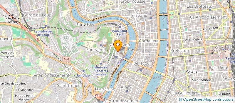 localisation de l'entreprise COMPAGNIE CASSANDRE à LYON