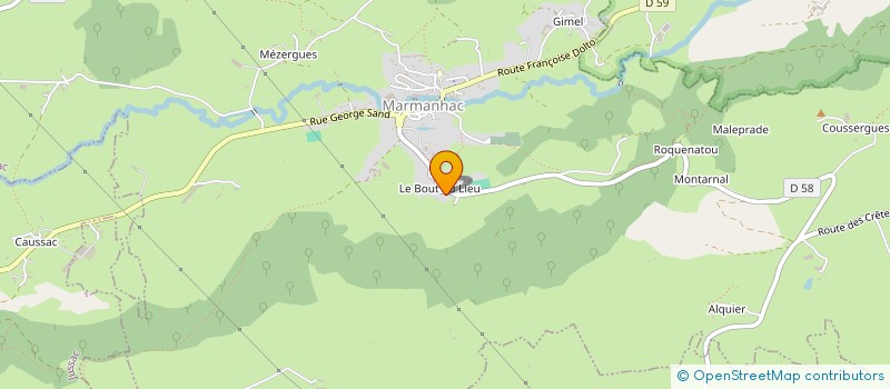 localisation de l'entreprise COMPAGNIE CASSYOPEE à MARMANHAC