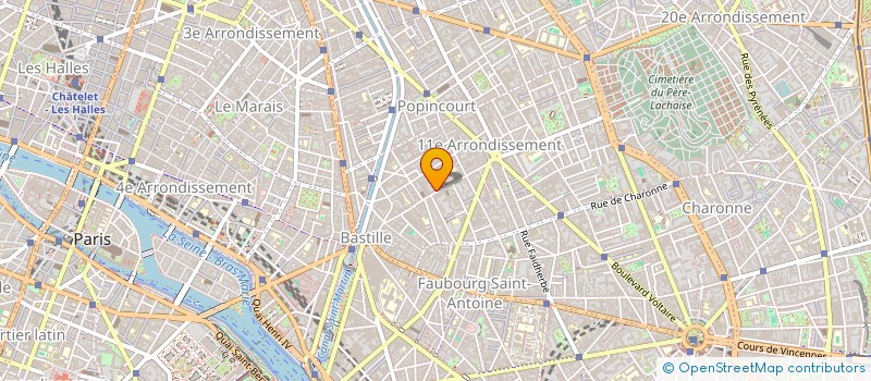 localisation de l'entreprise COMPAGNIE CASTILLO  PARIS