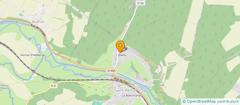 localisation de l'entreprise COMPAGNIE CELEBRATION 43  ROUGEMONT