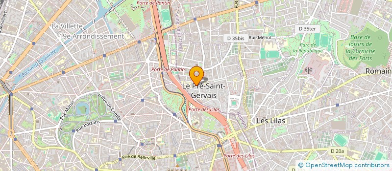 localisation de l'entreprise COMPAGNIE CHAIR ET TENDRE  LE PRE-SAINT-GERVAIS