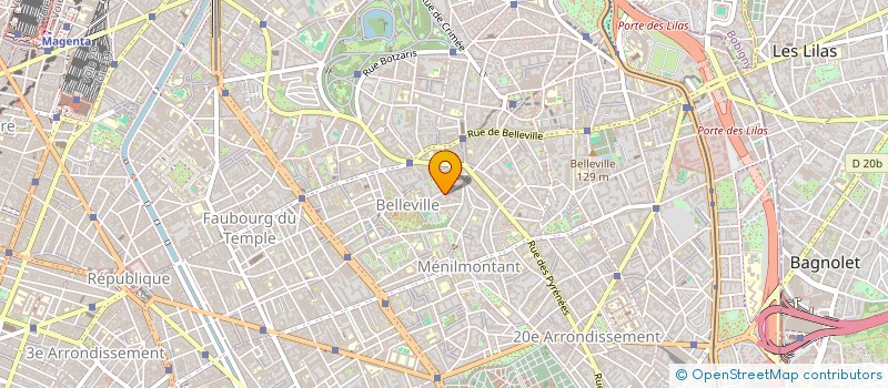 localisation de l'entreprise COMPAGNIE CHAOS LEGER  PARIS