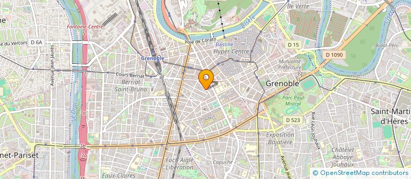 localisation de l'entreprise COMPAGNIE CHARLIE BRASQUET  GRENOBLE