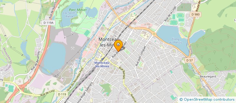 localisation de l'entreprise COMPAGNIE CHAROLLAISE DE VIANDES à MONTCEAU-LES-MINES