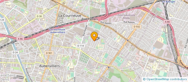 localisation de l'entreprise COMPAGNIE CINABRE  AUBERVILLIERS