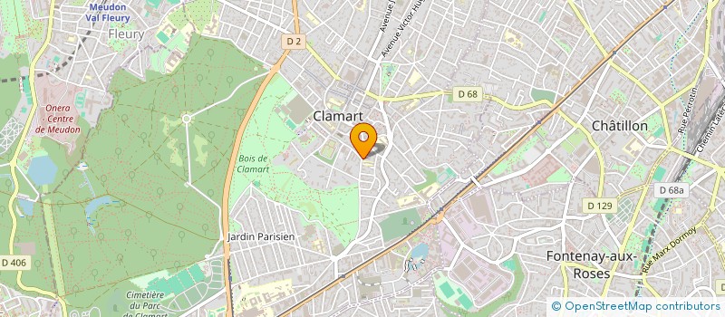 localisation de l'entreprise COMPAGNIE CINDERELLA à CLAMART