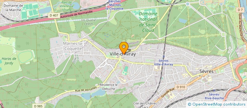 localisation de l'entreprise COMPAGNIE CINIBULLE à VILLE-D'AVRAY