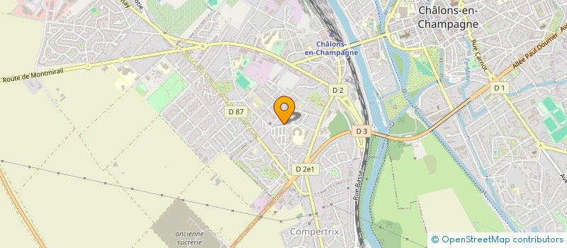 localisation de l'entreprise COMPAGNIE CIRKALSSO  CHALONS-EN-CHAMPAGNE