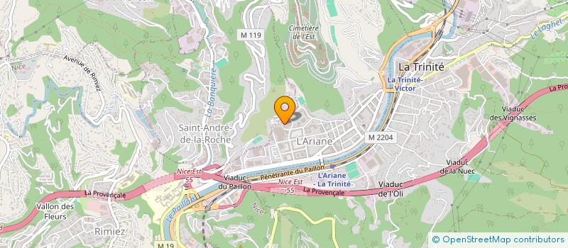 localisation de l'entreprise COMPAGNIE CIRQU'AZUR  NICE