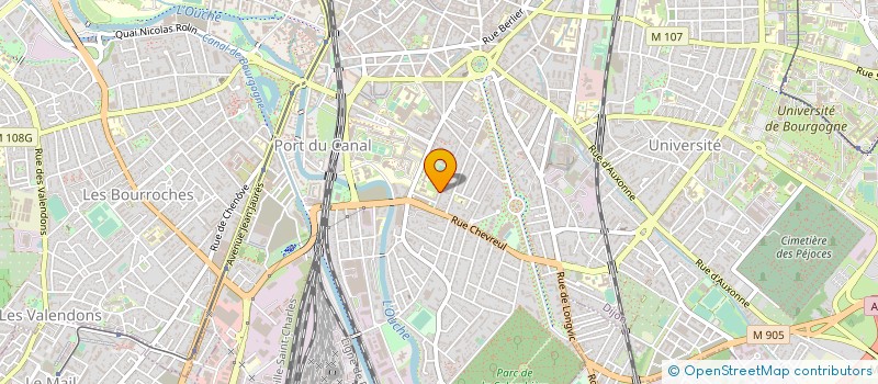 localisation de l'entreprise COMPAGNIE CLAIR DE PLUME  DIJON